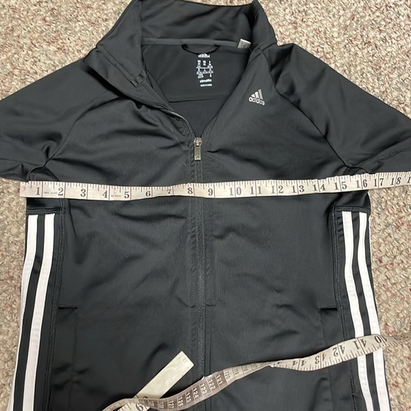 New adidas 2 pc pantsuit - zip javket and legging pants - Picture 4 of 15